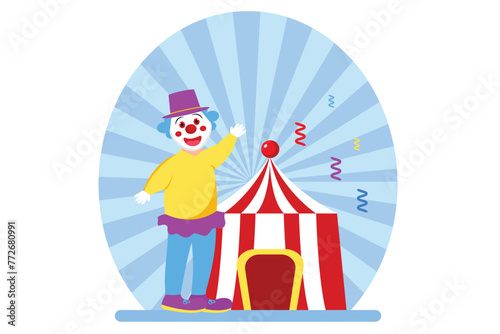 April Fools Flat Design Illustration