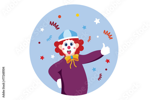 April Fools Flat Design Illustration