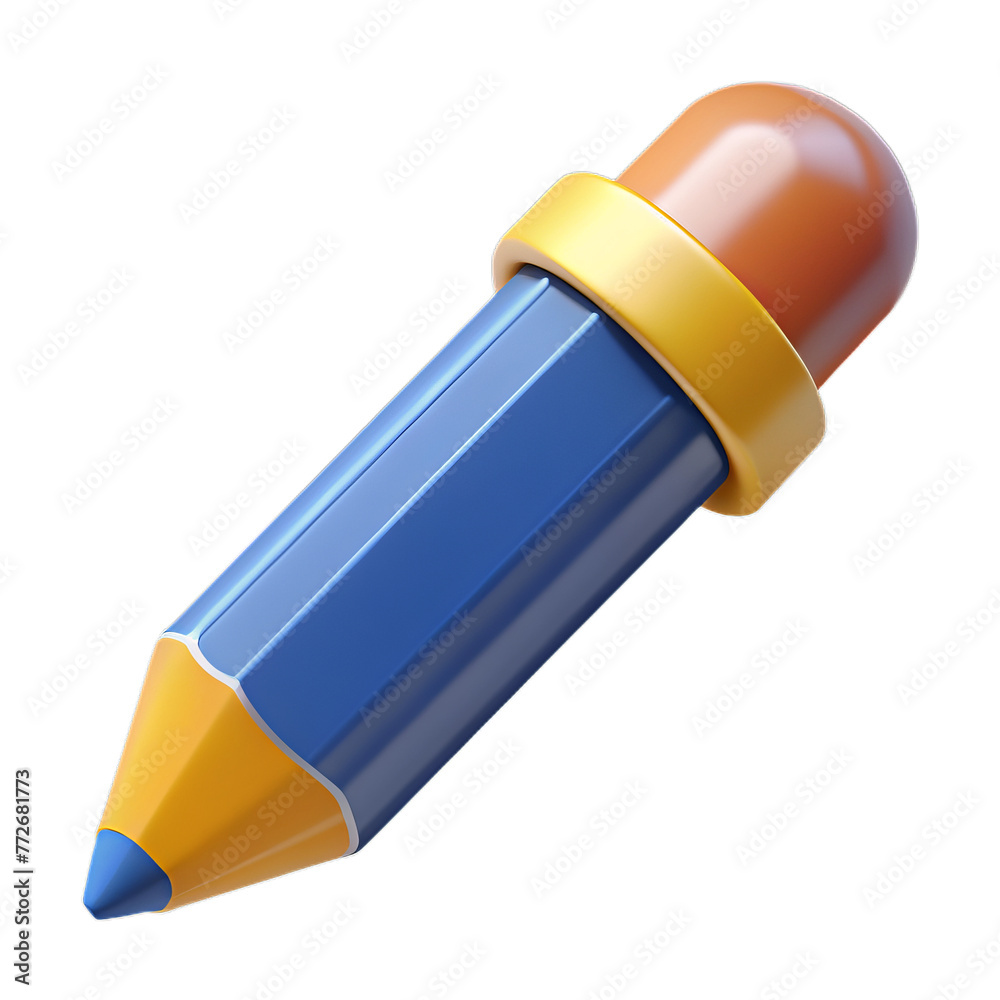 Illustration of a pencil art, object isolated Illustration of a pencil art, object isolated