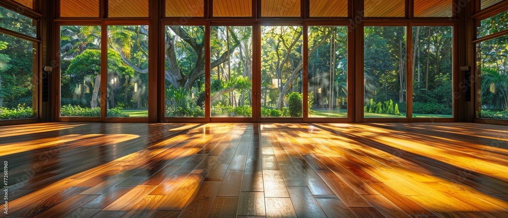 The architectural grace of a timber panel floor The architectural grace of a timber panel floor