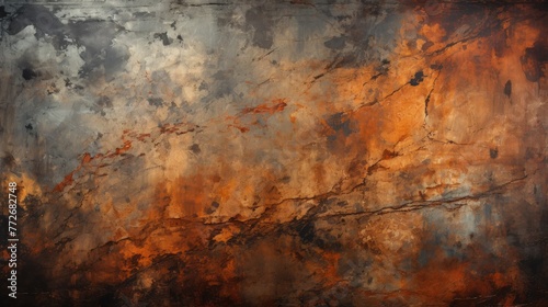 A grunge metal texture with rust and scratches