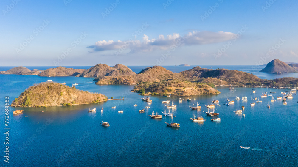 Labuan Bajo Harbour. Where the Komodo Dragon trip begin. Labuan Bajo is ...