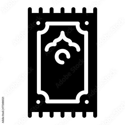 prayer mat Solid icon