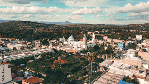 Tableau sur toile view of the city tabasco zacatecas