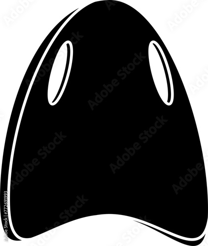 Swim Kickboard Icon Vector