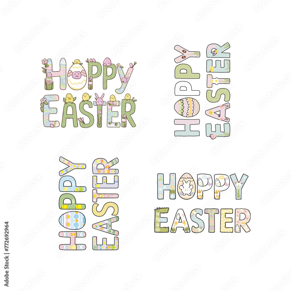 Happy Easter vector Artwork Happy Easter vector Artwork