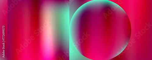 Neon color abstract geometric shapes background design. Vector Illustration For Wallpaper, Banner, Background, Card, Book Illustration, landing page