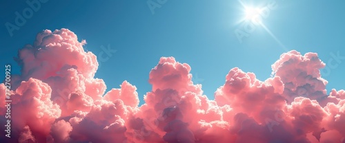 Abstract Blue Cloudy Sky Background Patter, Background Banner HD
