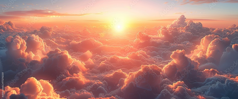 Beautiful Clouds Dawn After Sunset, Background Banner HD Beautiful Clouds Dawn After Sunset, Background Banner HD