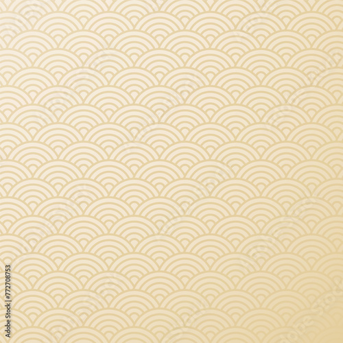 Chinese traditional pattern background. Abstract texture ornament. East Asian decorative vector decoration beige cream color.