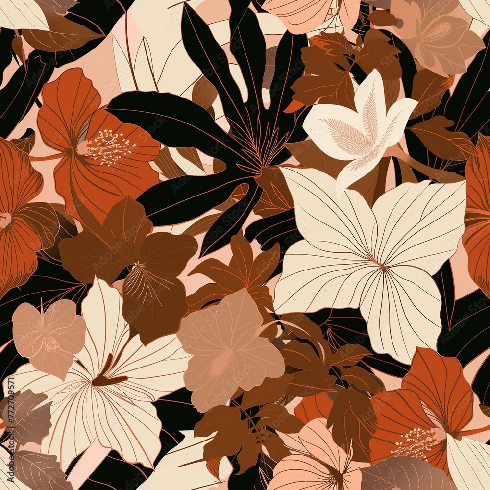 seamless pattern with flowers seamless pattern with flowers