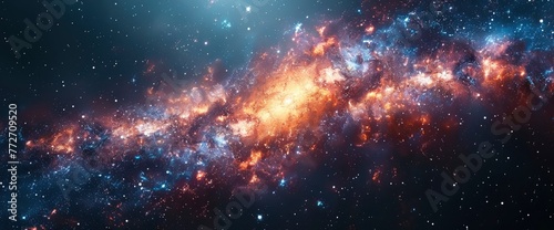 Galaxy Night, Background Banner HD