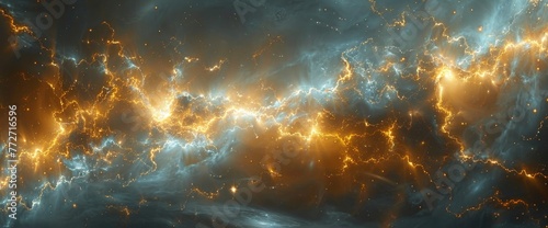 Scientific Background Nebula Stars Deep, Background Banner HD