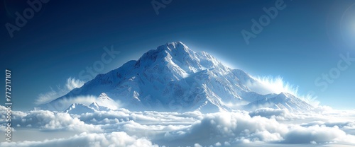 Ski Slope Background Mount Eiger Mountai, Background Banner HD photo