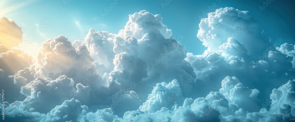 Thick Clouds Blue Sky, Background Banner HD Thick Clouds Blue Sky, Background Banner HD