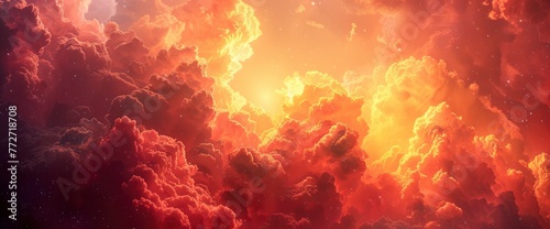 Textures Blurry Lots Clouds Light Sun, Background Banner HD