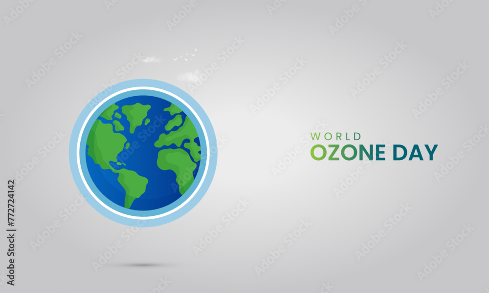 International ozone day, International Day for the Preservation of the Ozone Layer, vector design concept. International ozone day, International Day for the Preservation of the Ozone Layer, vector design concept.