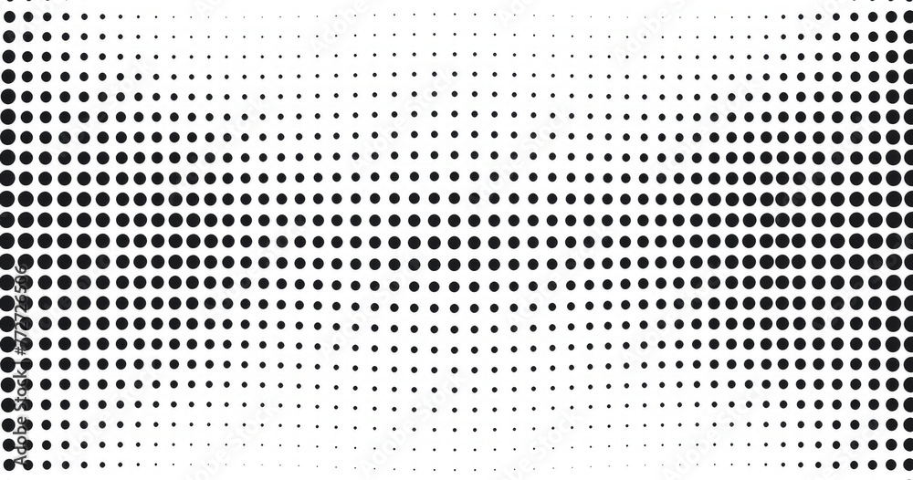 Abstract Dotted Landscape Illusion
