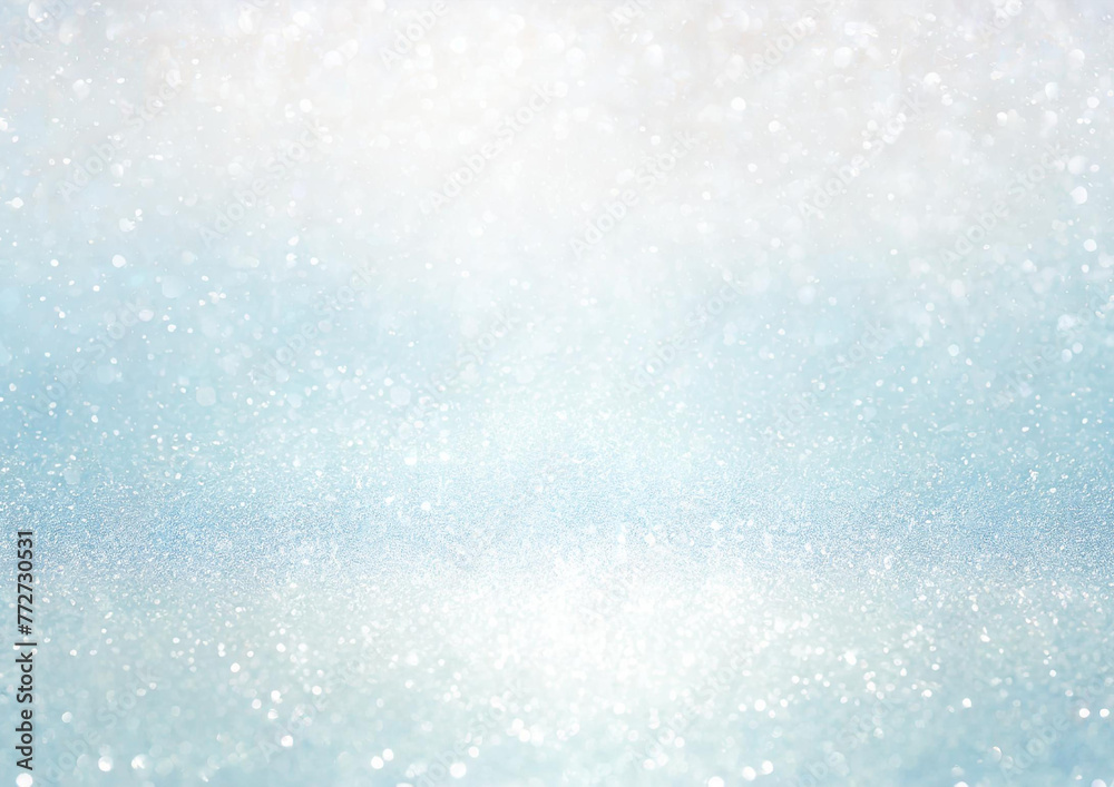 Obraz premium 水色のキラキラ背景