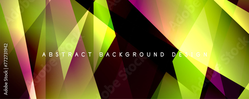 Breaking Glass Background, Kaleidoscope effect. Transparent Straight Lines. Dynamic Light Rays effect. Vector Illustration For Wallpaper, Banner, Background, Card, Book Illustration, landing page