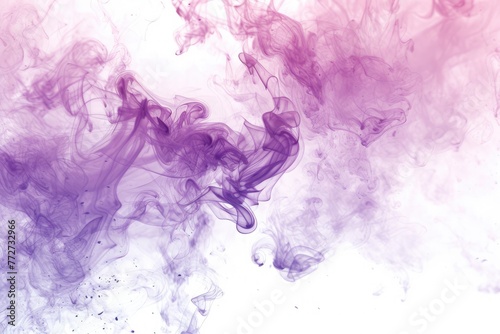 Majestic Purple Clouds Abstract Scene 