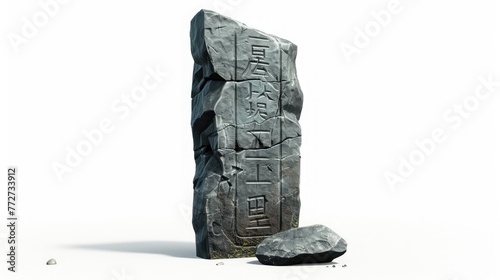 Prehistoric Stone Monoliths Display
