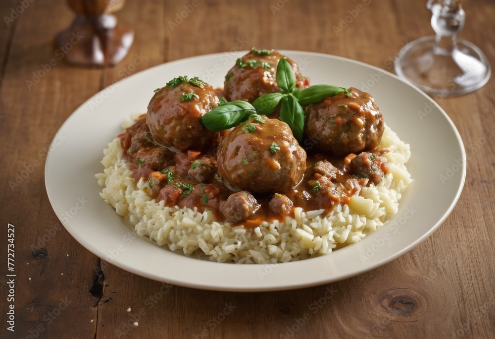 Königsberger Klopse Meatballs made from minced pork or veal, served in a creamy caper sauce Königsberger Klopse Meatballs made from minced pork or veal, served in a creamy caper sauce