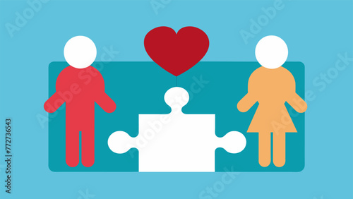 A puzzle with missing pieces representing how an absent or neglectful parent can negatively affect a childs ability to form healthy