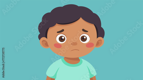 A toddler who avoids making eye contact or engaging in social interactions possibly due to a lack of secure attachment in early childhood.