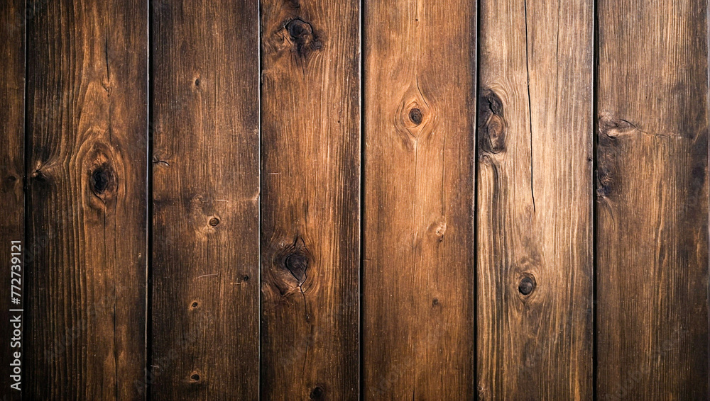 Fototapeta premium Brown rustic light wooden texture as graphic background