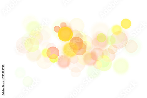abstract transparent colorful bokeh effects 