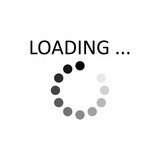 illustration or icon of the loading process