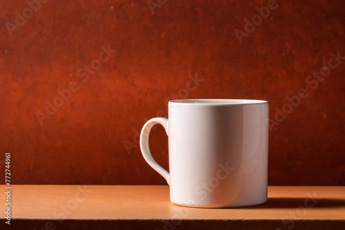 Product packaging mockup photo of Mug, studio advertising photoshoot