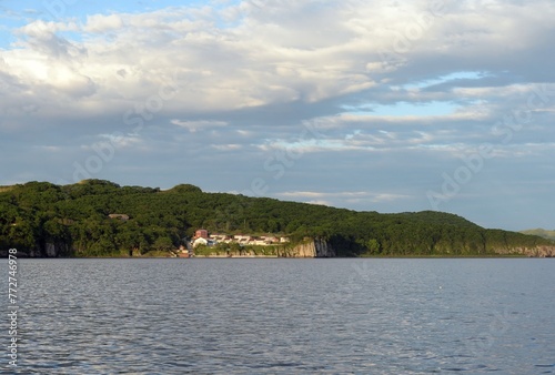 Recreation centers on the Bruce Peninsula in Peter the Great Bay. Primorsky Krai