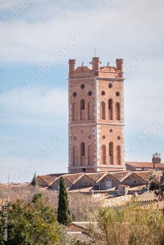 The bell tower of Rivesaltes