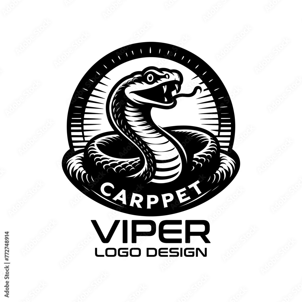 Viper Vector Logo Design Viper Vector Logo Design