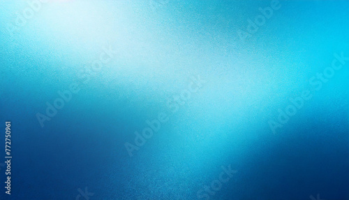 Azure Ambiance: Light Blue Grainy Gradient Background for Poster Design