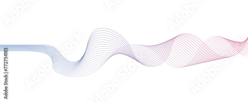 Abstract wavy lines background element. Suitable for AI, tech, network, science, digital technology theme  