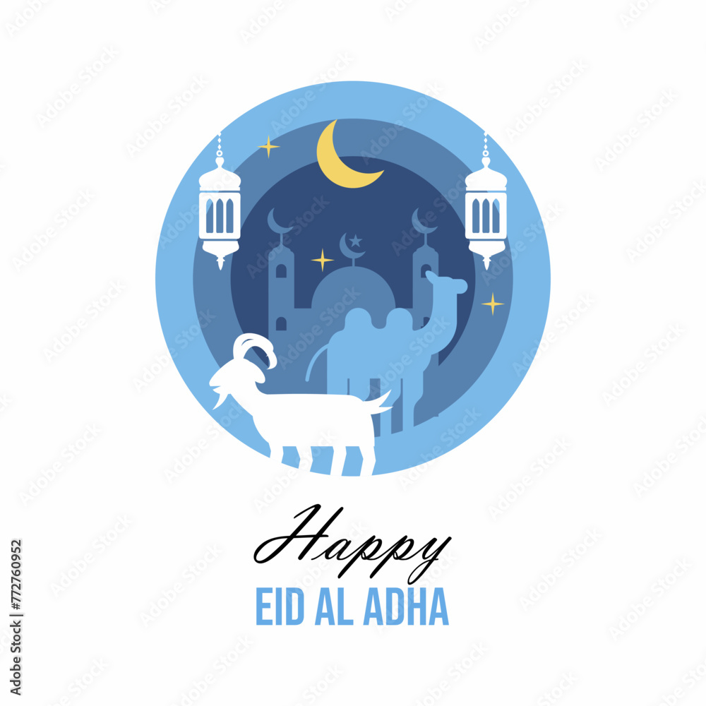 Happy eid al adha poster design