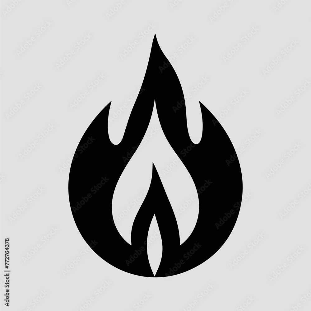 Flame Silhouette Vector fire heat hot burning fiery Flame Silhouette Vector fire heat hot burning fiery