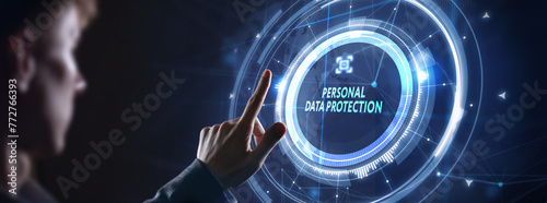 Data protection privacy concept. Personal data protection.
