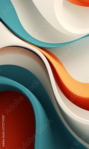 colorful abstract background with a red and blue wave