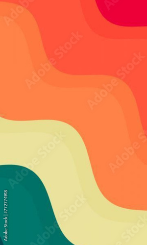 colorful abstract background with wavy lines