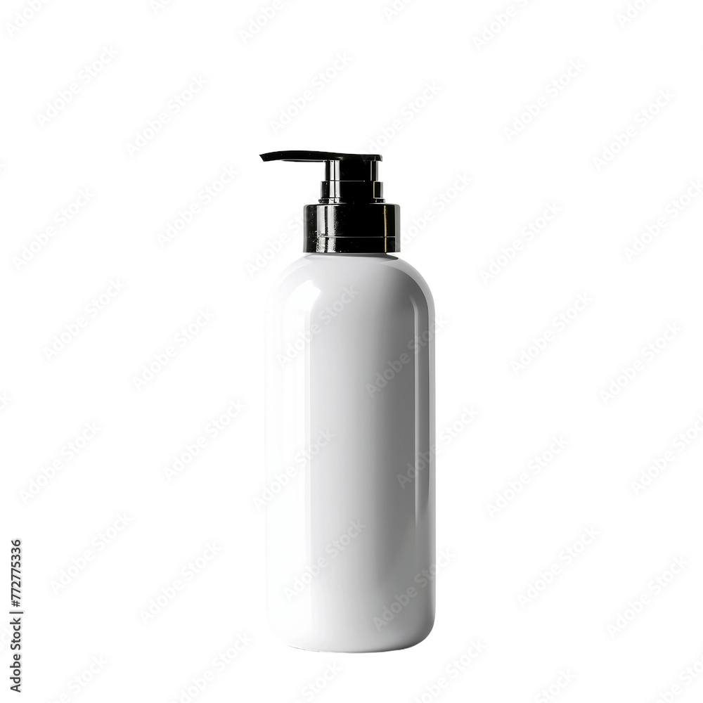 cosmetic glass bottle, cosmetic blank white bottle, press push bottle, transparent background cosmetic glass bottle, cosmetic blank white bottle, press push bottle, transparent background