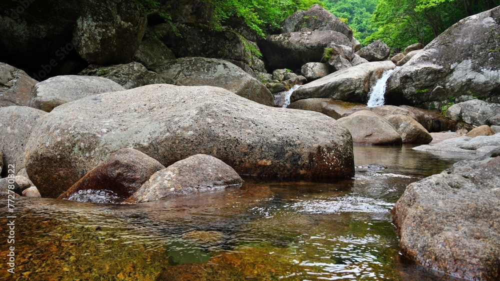 Beautiful scenery of Jiri Mountain in Korea Beautiful scenery of Jiri Mountain in Korea