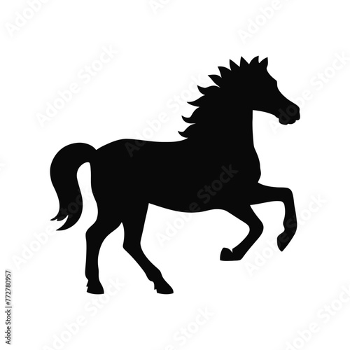 Horse Icon, Vector, Silhouette