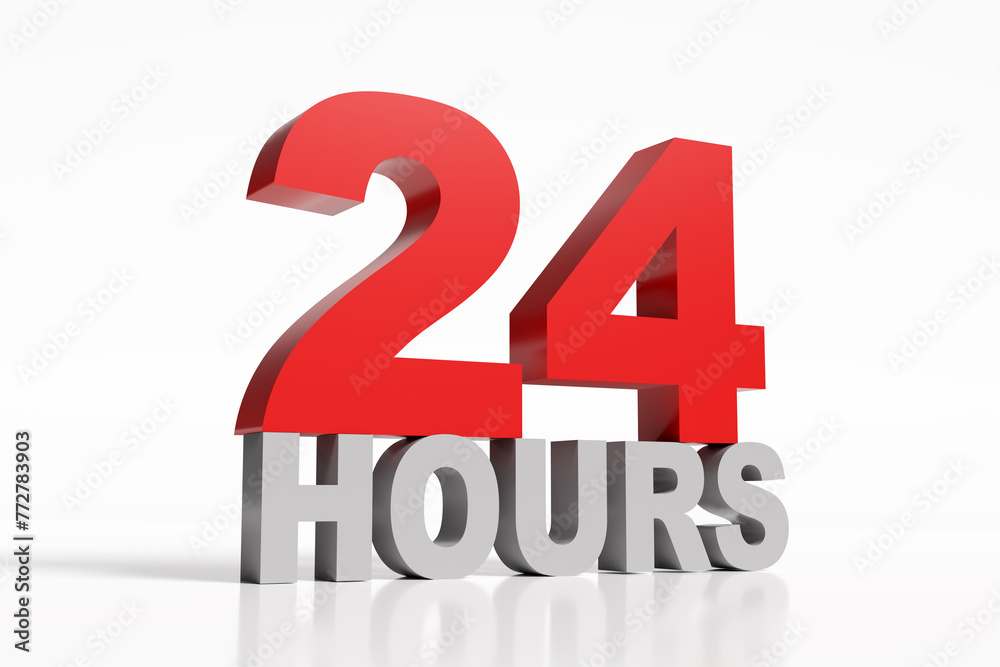 24 hours sign. Open 24 hours, delivery, service or assistance. 24 hours sign. Open 24 hours, delivery, service or assistance.