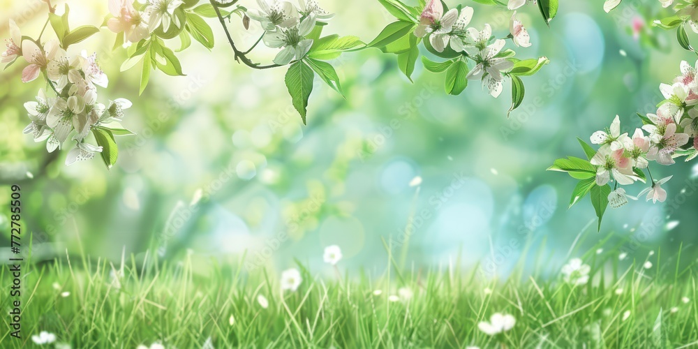 A photography of beautiful nature concept with spring background