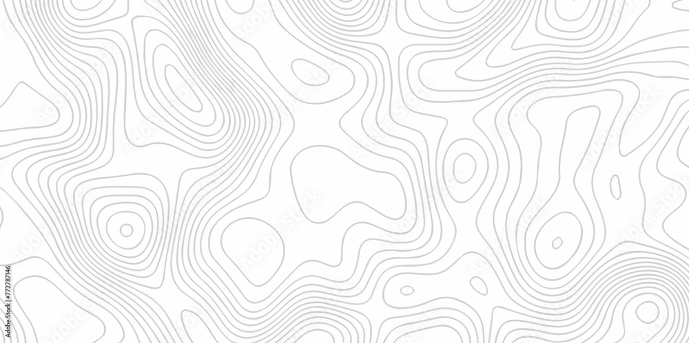 Abstract pattern with lines. Abstract sea map geographic contour map and topographic contours map background. Abstract white pattern topography vector background. Topographic line map background.