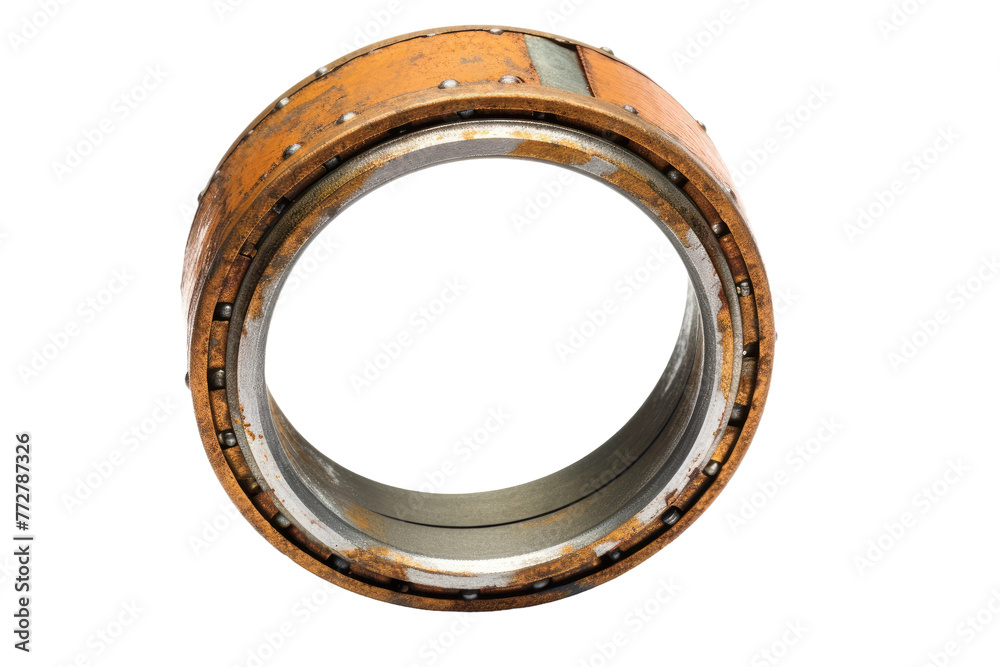 Gleaming Sphere: Industrial Elegance in Motion. On a Clear PNG or White Background. Gleaming Sphere: Industrial Elegance in Motion. On a Clear PNG or White Background.